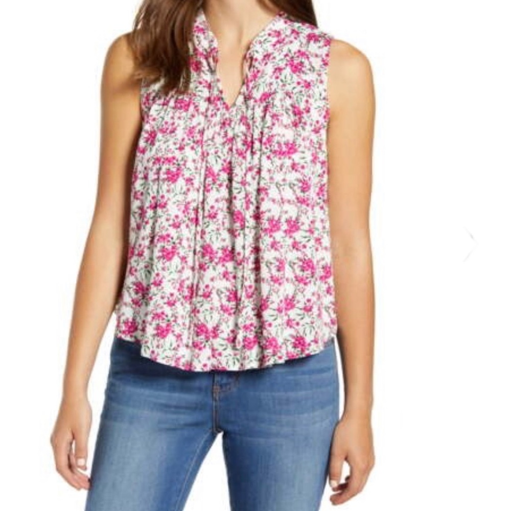 ⚡️ NWT! Gibson tie neck woven top - 5 for $25 item! - Picture 1 of 5